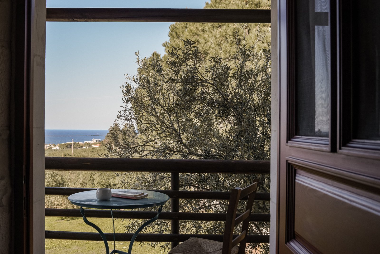 Villa Areti - Upstairs Veranda View - Lithies Organic Farm Zakynthos