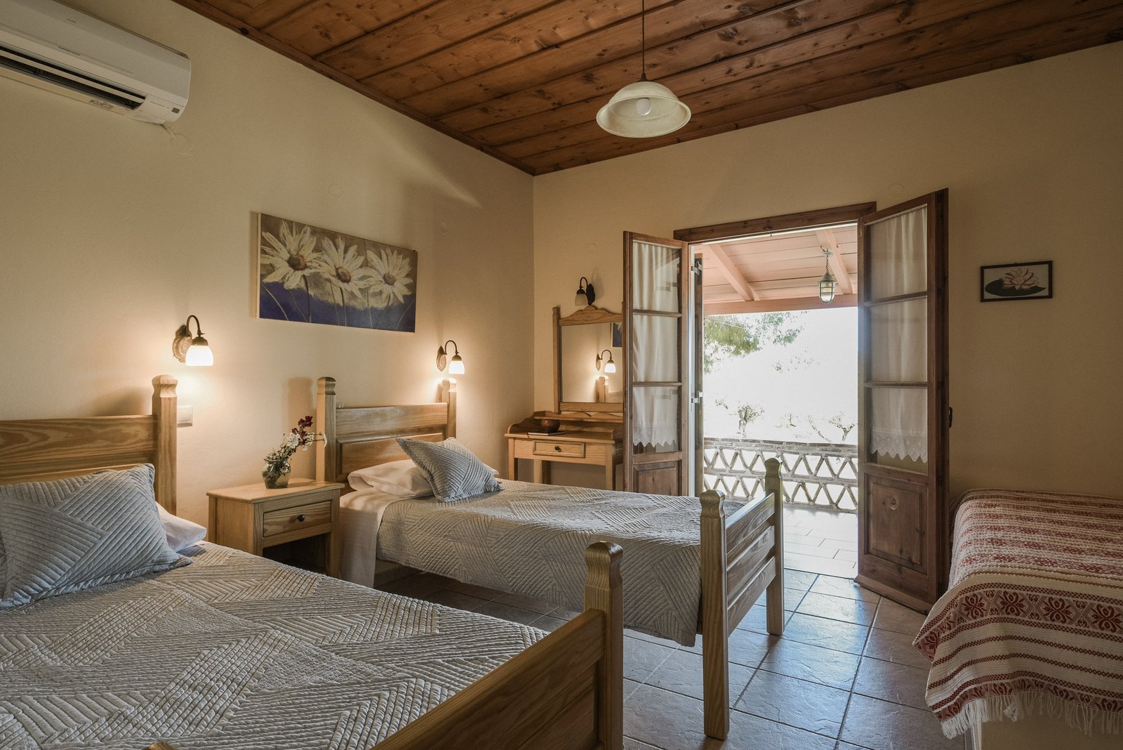 Villa Irini - Second Bedroom - Lithies Organic Farm