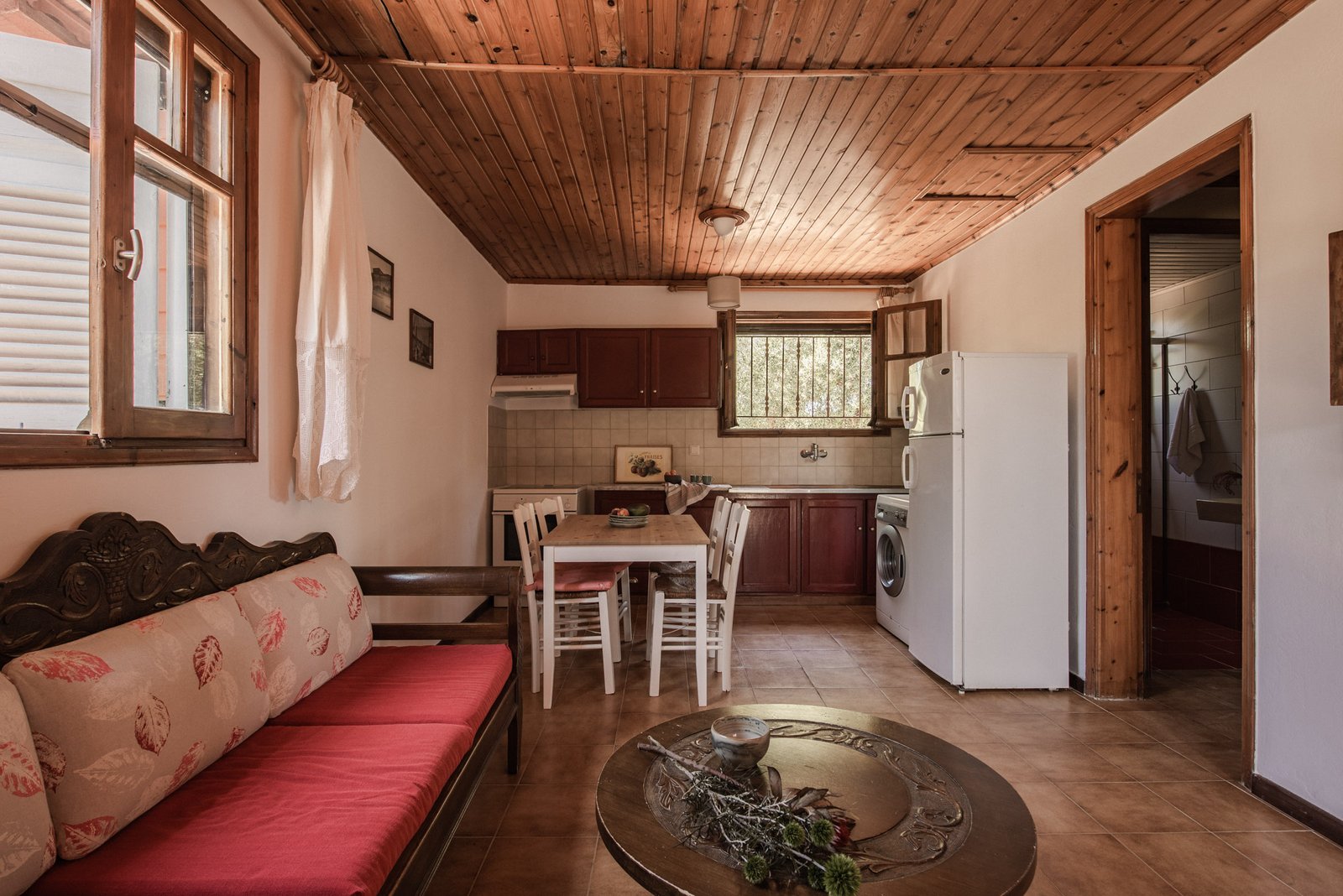 Villa Eleftheria - Living & Dining Area - Lithies Organic Farm