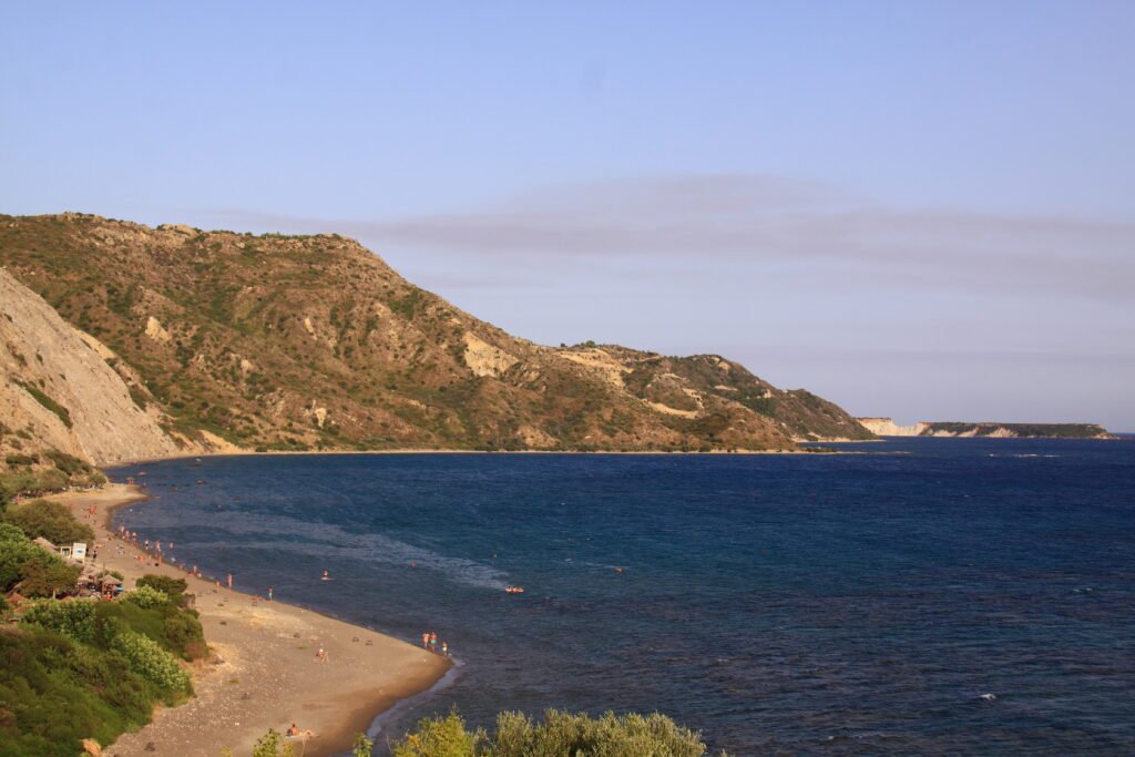 Landscape with Dafni beach, Zakynthos islands, Greece, Caretta Caretta, Turtle Beach