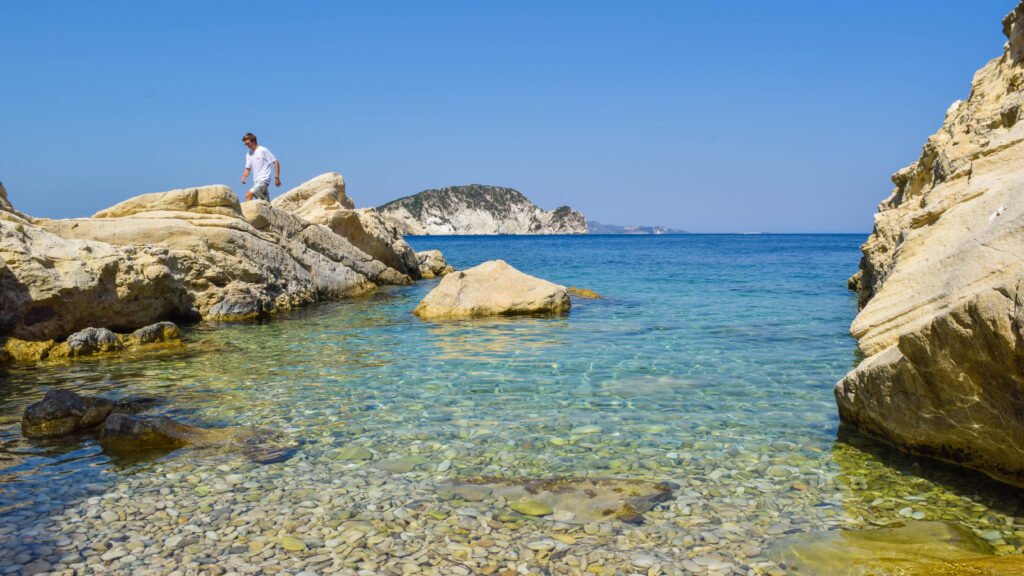 Marathias beach, Keri Village, Zakynthos islands, Greece
